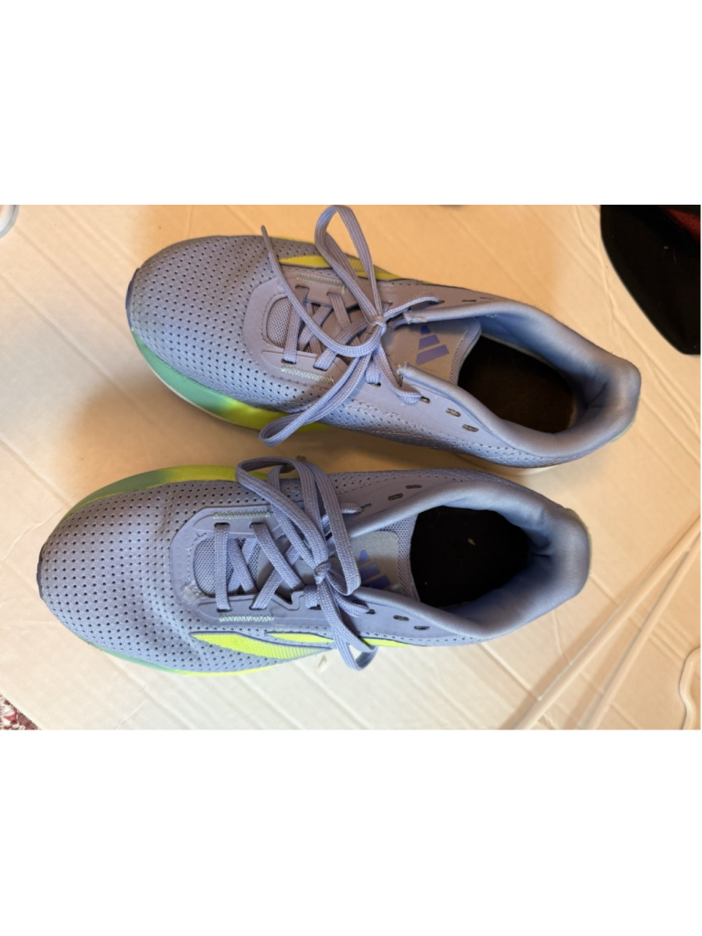 Adidas Women’s Running Shoes Sz 7.5 Periwinkle Color - Picture 2 of 6
